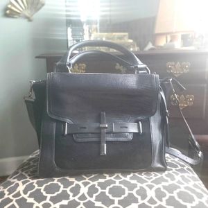 Vince Camuto Leather and Faux Suede Purse